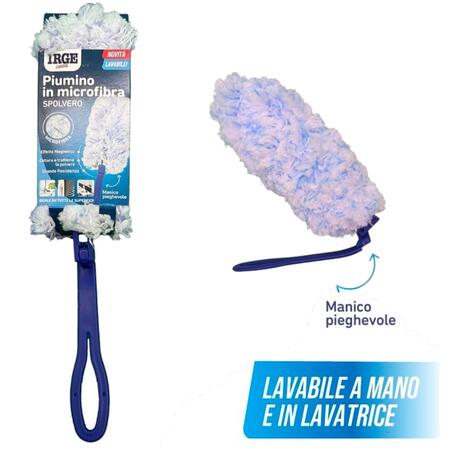 IRGE PIUMINO IN MICROFIBRA CON MANICO PIEGHEVOLE 