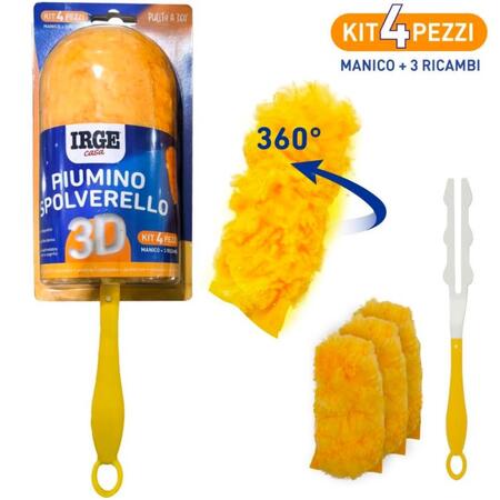 IRGE PIUMINO SPOLVERELLO KIT 4 PEZZI 