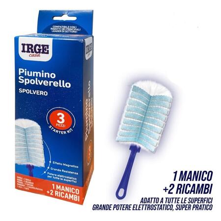  IRGE PIUMINO SPOLVERELLO KIT 3 PEZZI