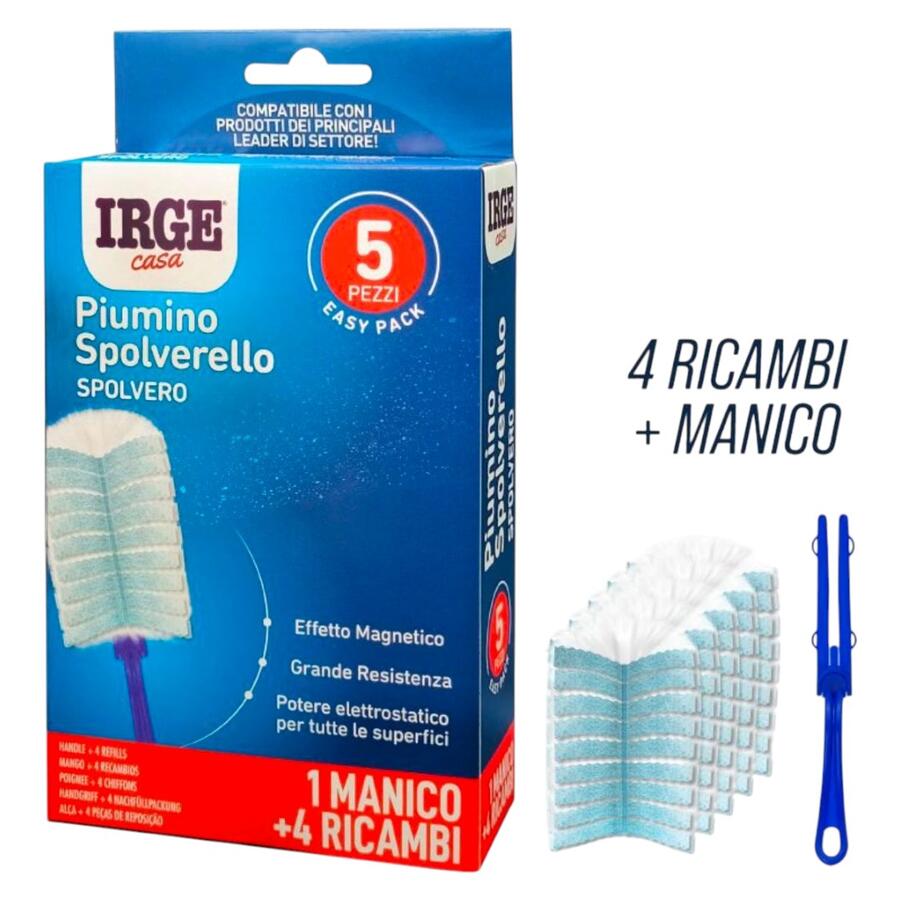  IRGE PIUMINO SPOLVERELLO KIT 5 PEZZI