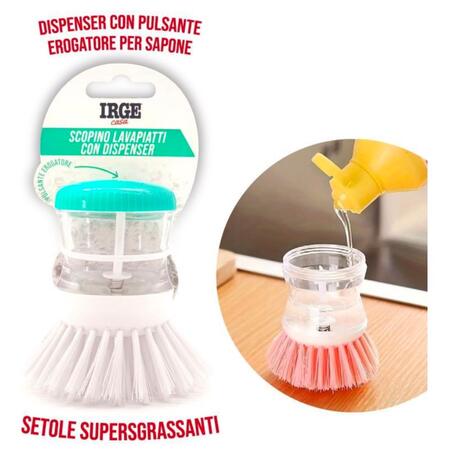 IRGE SCOPINO LAVAPIATTI CON DISPENSER  