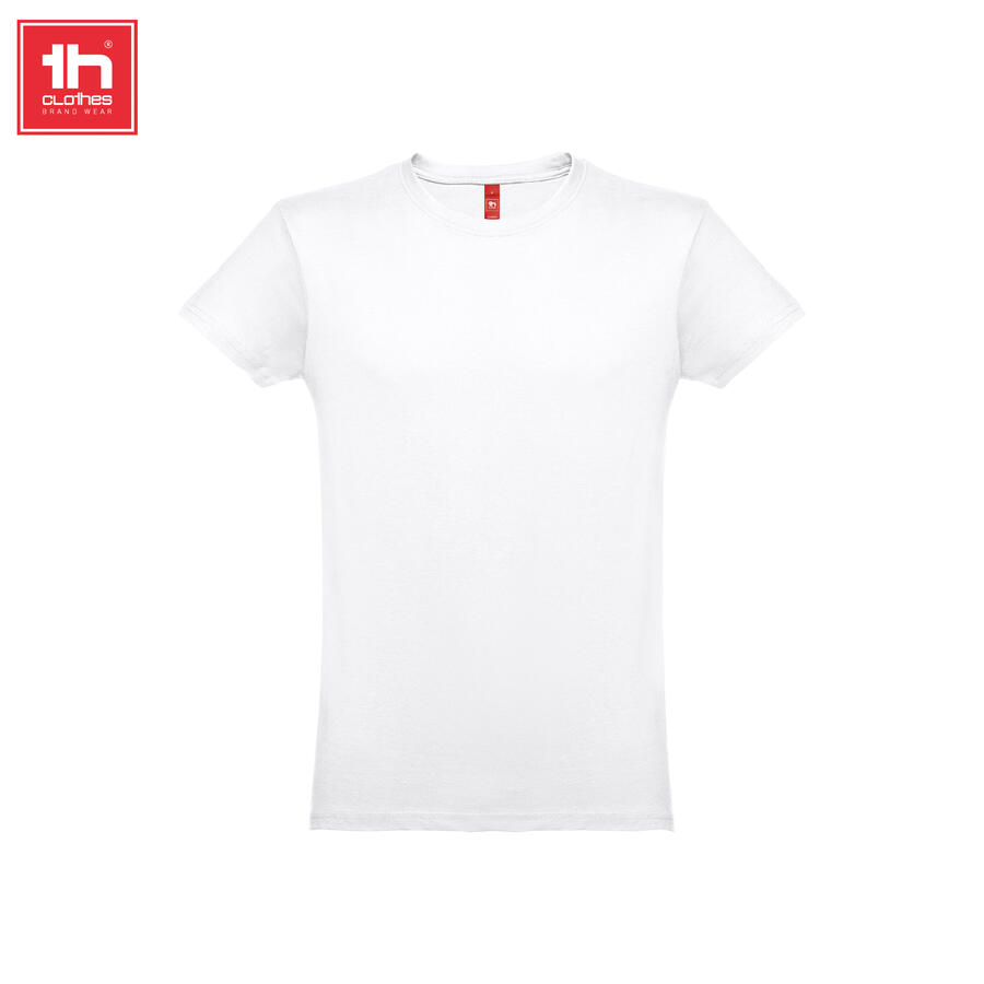 Maglietta Maniche Corte T-Shirt LUANDA Bianca Personalizzabile TH CLOTHES
