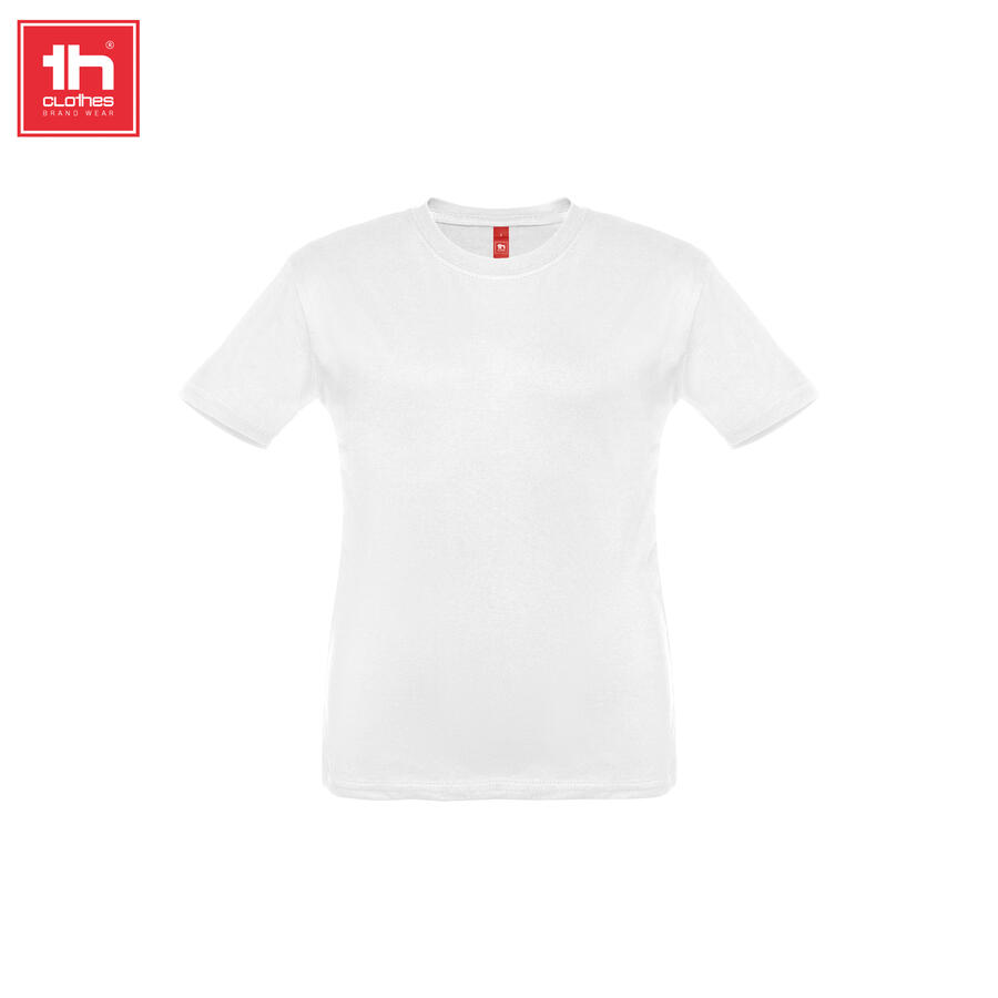 Maglietta Maniche Corte per Bambini T-Shirt Kids Bianca QUITO Personalizzabile TH CLOTHES