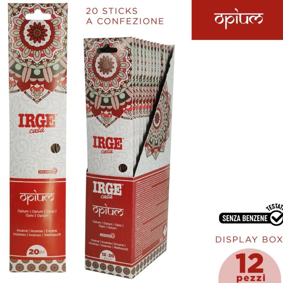  IRGE INCENSO STICK 20 PEZZI OPIUM