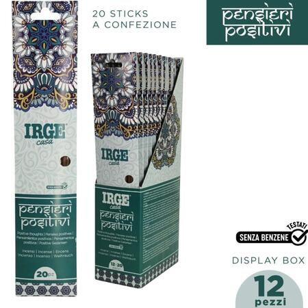 IRGE INCENSO STICK 20 PEZZI PENSIERI POSITIVI