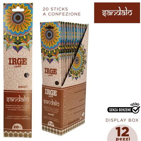  IRGE INCENSO STICK 20 PEZZI SANDALO