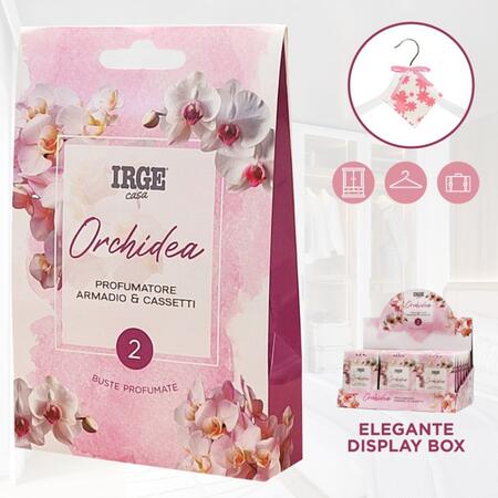  IRGE SACCHETTI PROFUMATI 2 PEZZI ORCHIDEA
