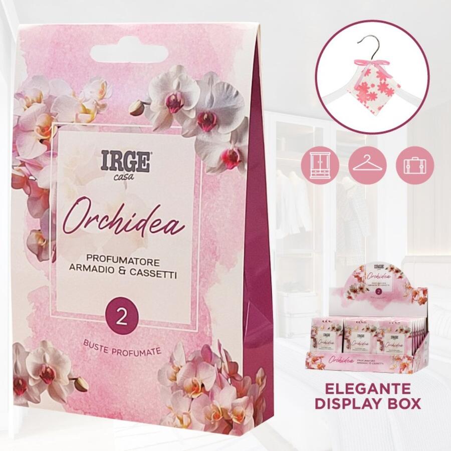  IRGE SACCHETTI PROFUMATI 2 PEZZI ORCHIDEA
