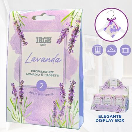  IRGE SACCHETTI PROFUMATI 2 PEZZI LAVANDA
