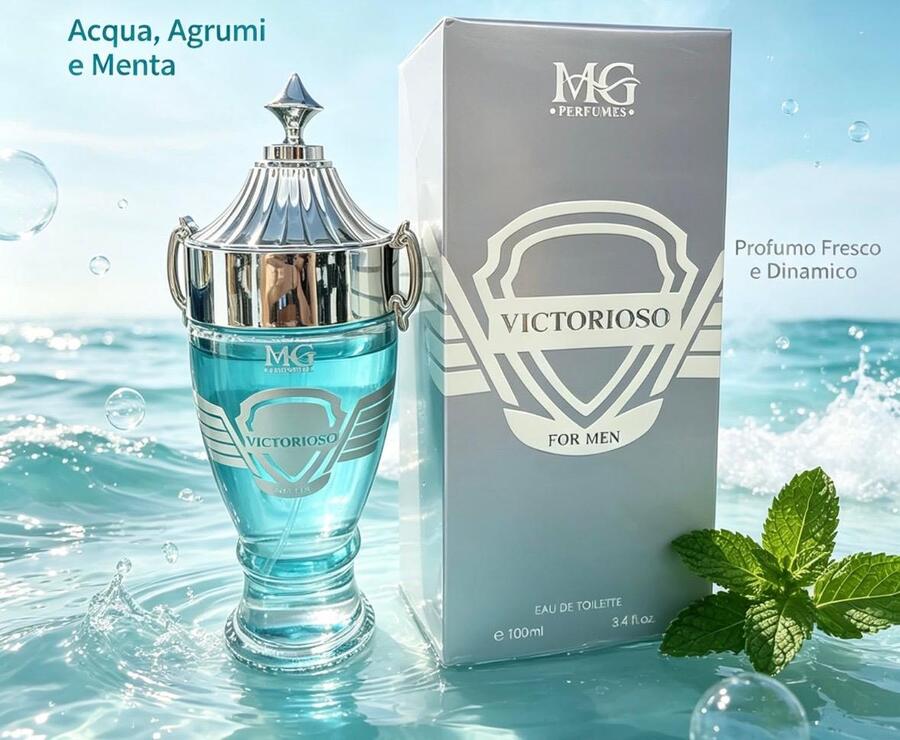  MG Profumo EDT da 100 ml Victorioso For Men