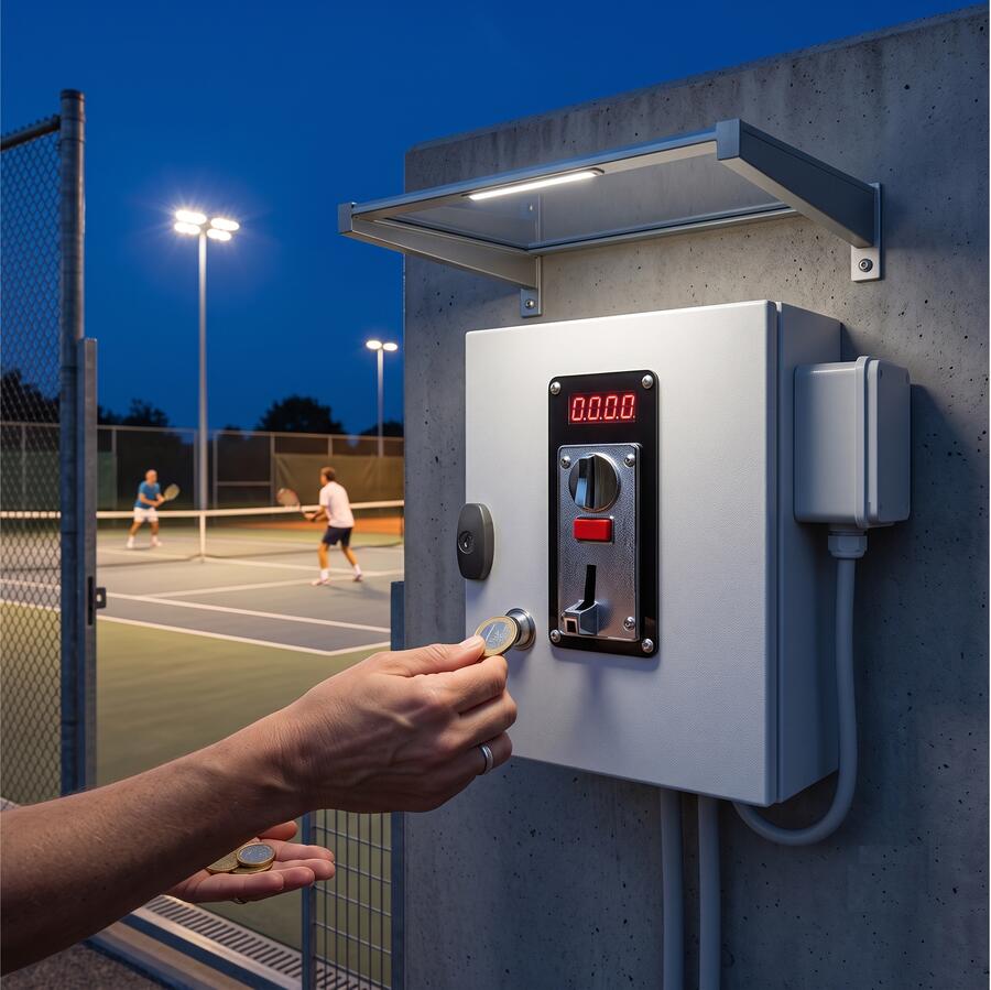 Gettoniera elettronica temporizzata per impianto luci a LED – 230V 3500W