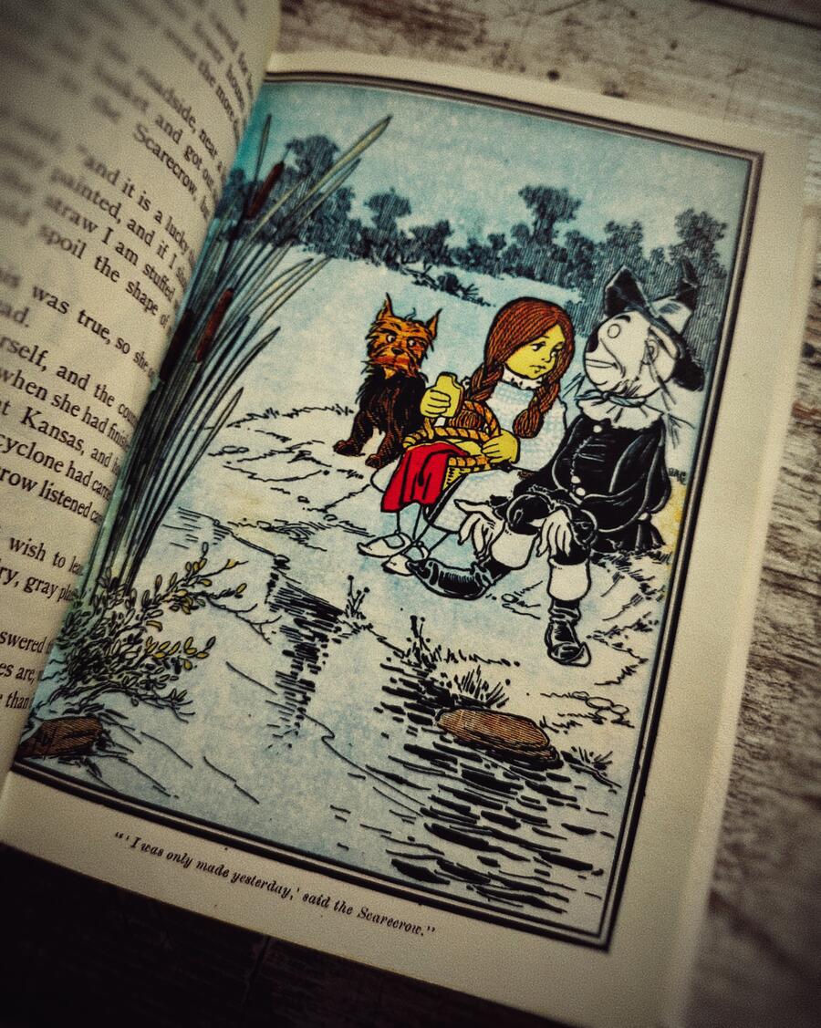 The Wonderful Wizard of OZ - L. Frank Baum, pictures by W. W. Denslow - First Edition, Chicago - 1900