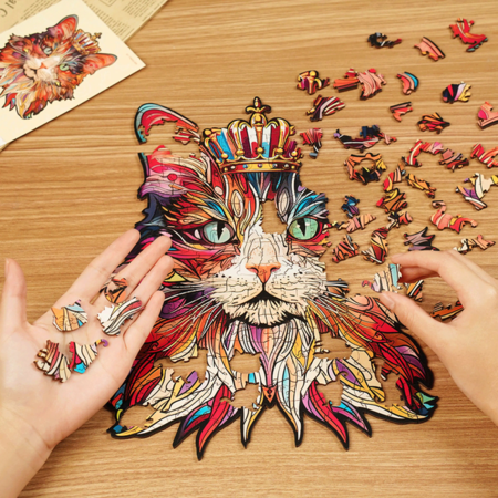 Puzzle Paradise Cat King