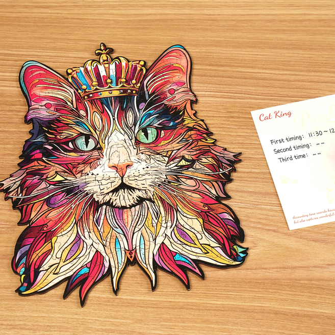 Puzzle Paradise Cat King