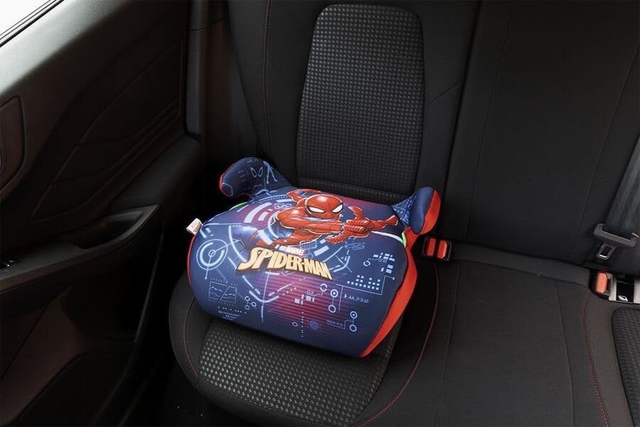 Marvel Spiderman Seggiolino Alzatina Auto Bimbi I-Size ECE R129. Rialzo Auto Per Bambini 6-12 Anni, 125-150cm, 22-36Kg