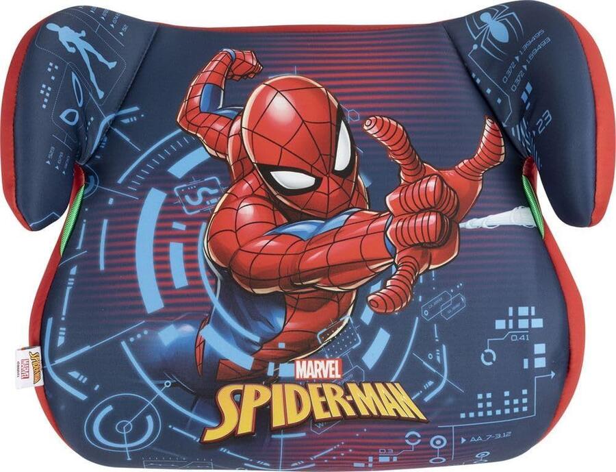 Marvel Spiderman Seggiolino Alzatina Auto Bimbi I-Size ECE R129. Rialzo Auto Per Bambini 6-12 Anni, 125-150cm, 22-36Kg