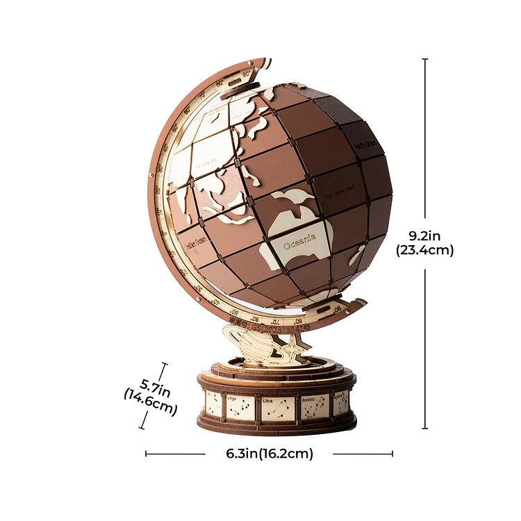 Global Wonders Mappamondo