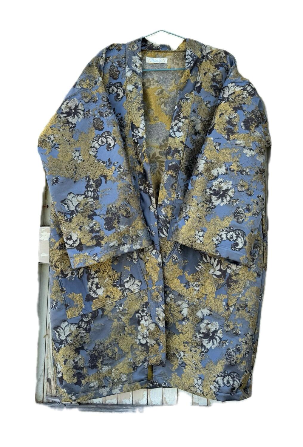 Kimono avio e oro