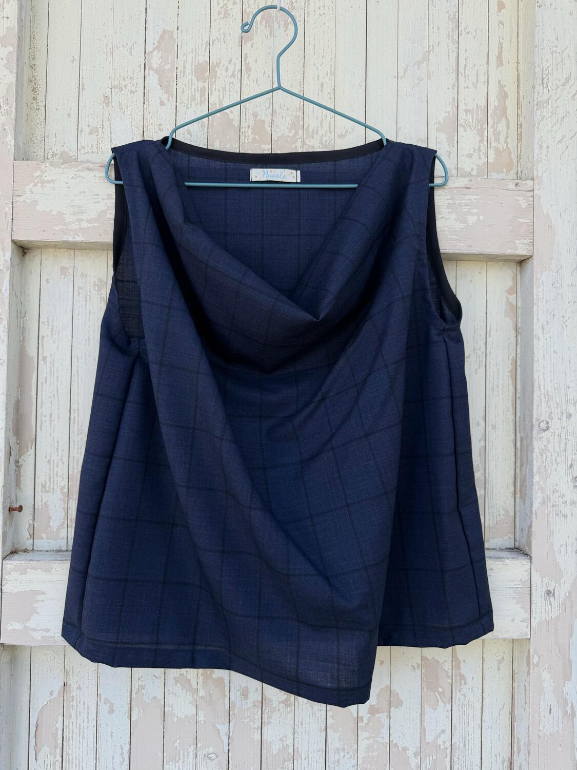 Camicia/gilet in fresco lana 