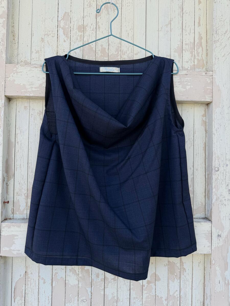 Camicia/gilet in fresco lana 