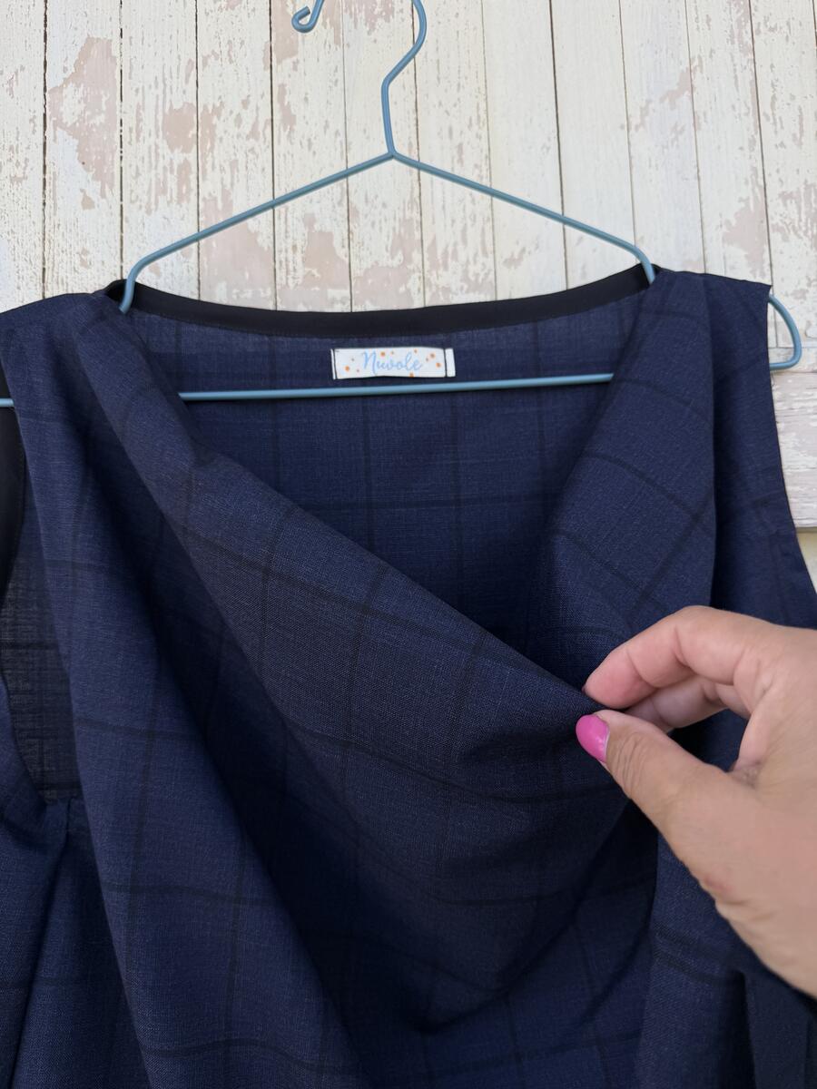 Camicia/gilet in fresco lana 