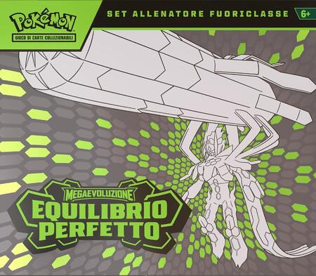 Pokémon: set Allenatore Fuoriclasse dell’espansione Megaevoluzione - Equilibrio Perfetto del GCC Pokémon (una carta promozionale a figura intera, nove buste di espansione e accessori premium)