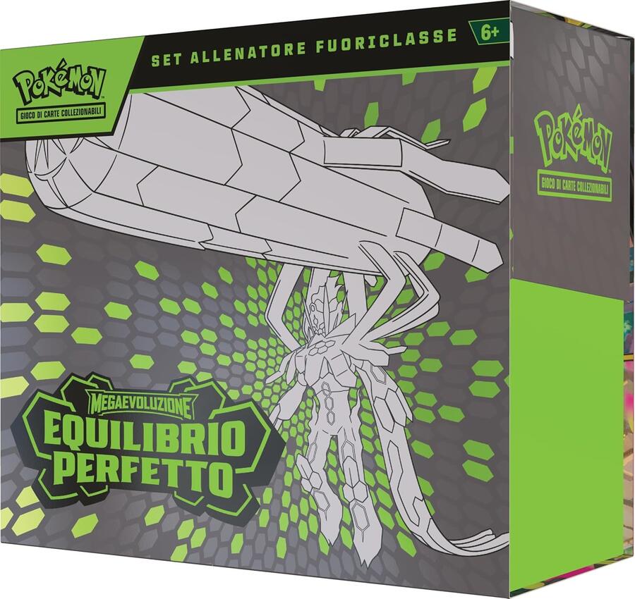 Pokémon: set Allenatore Fuoriclasse dell’espansione Megaevoluzione - Equilibrio Perfetto del GCC Pokémon (una carta promozionale a figura intera, nove buste di espansione e accessori premium)