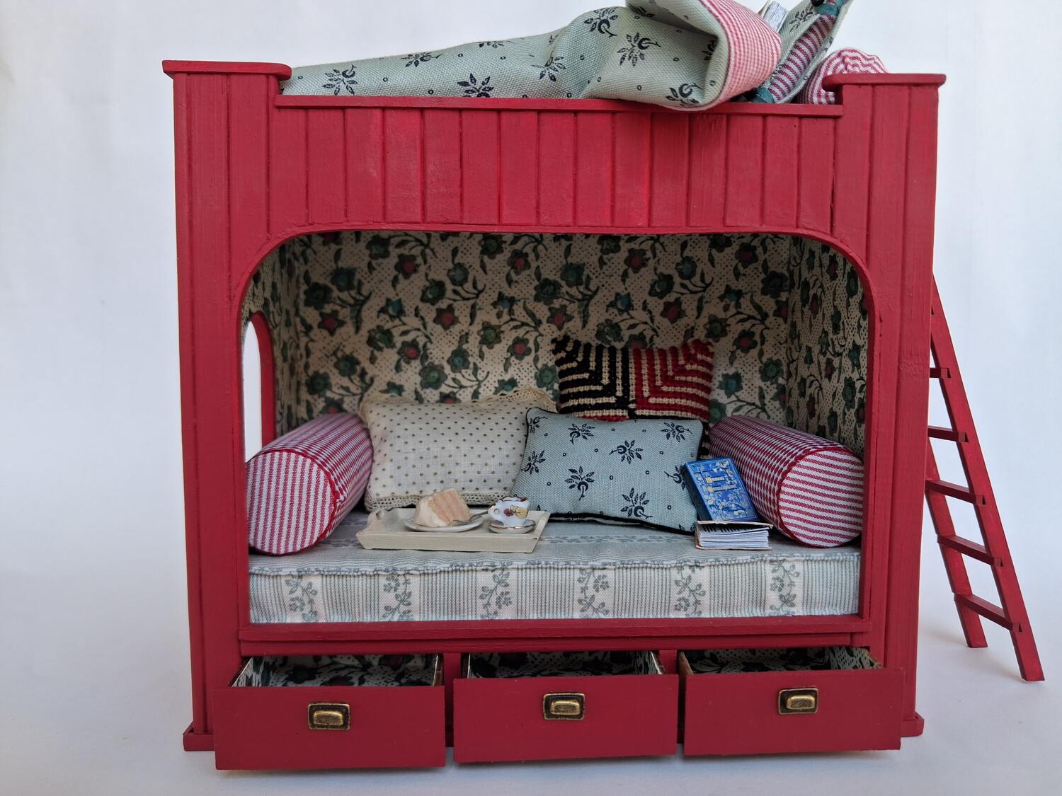 Rectory bed and book nook