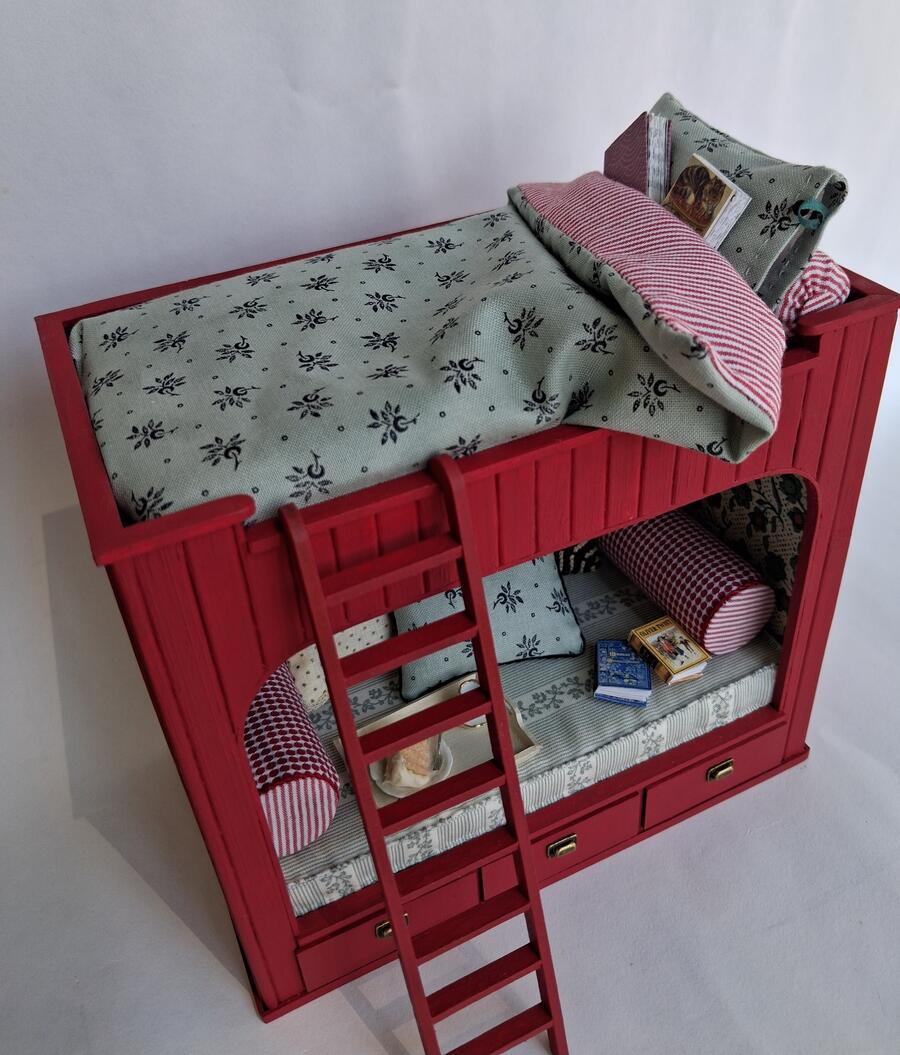Rectory bed and book nook