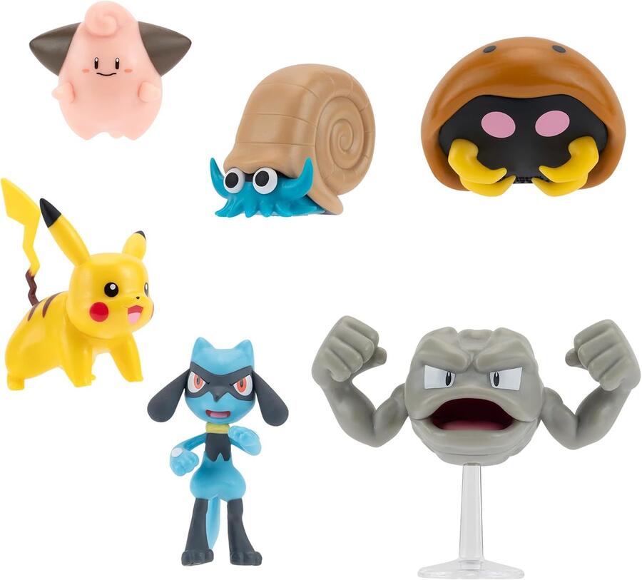 Jazwares Pokémon pack 6 figurines Battle Figure Set 7