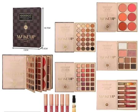 Igoodco Make Up Paletta Libro Modello L.V [Conf. da 3 pezzi]