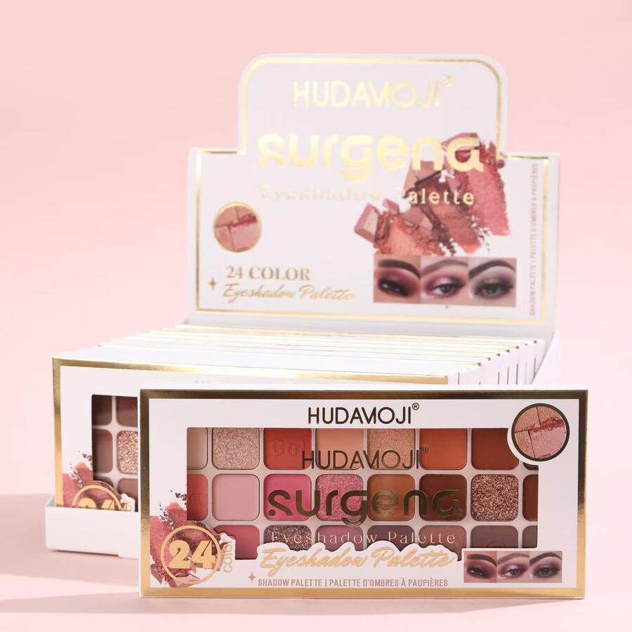 Hudavioji Eyeshadow paletta da 24 colori [Conf. da 12 pezzi]