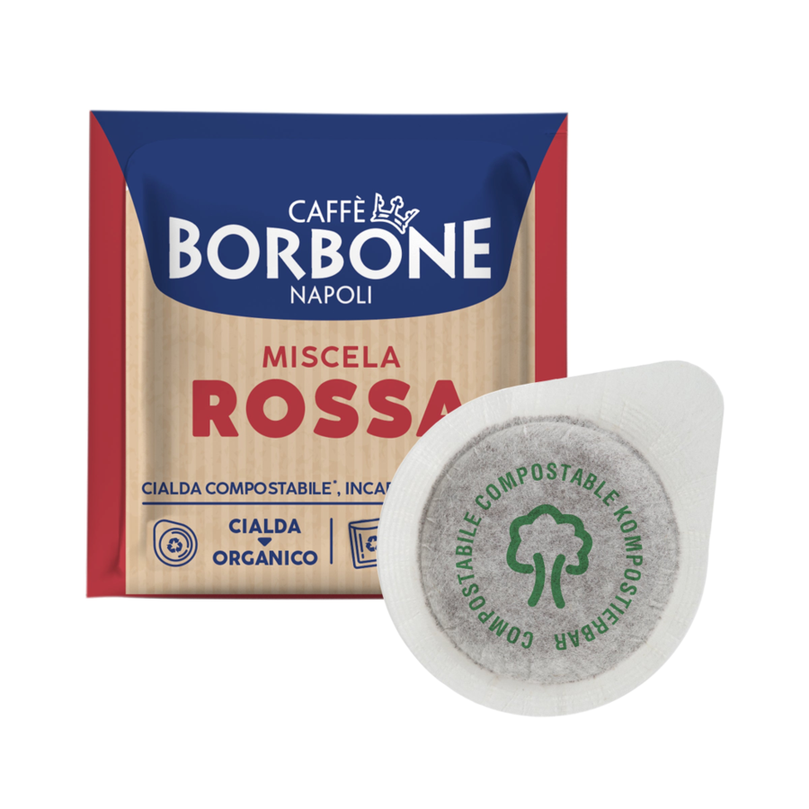 50 CIALDE CAFFE' BORBONE QUALITÀ ROSSA