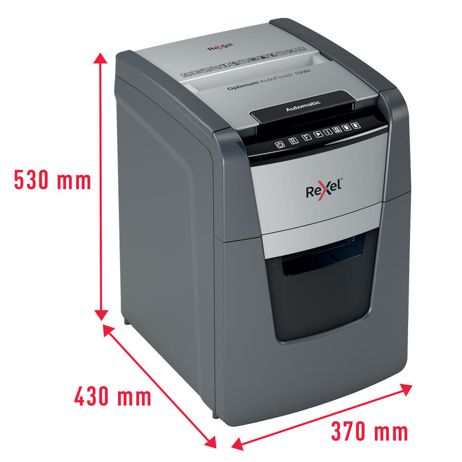 Distruggidocumenti automatico Optimum AutoFeed+ 100M Rexel