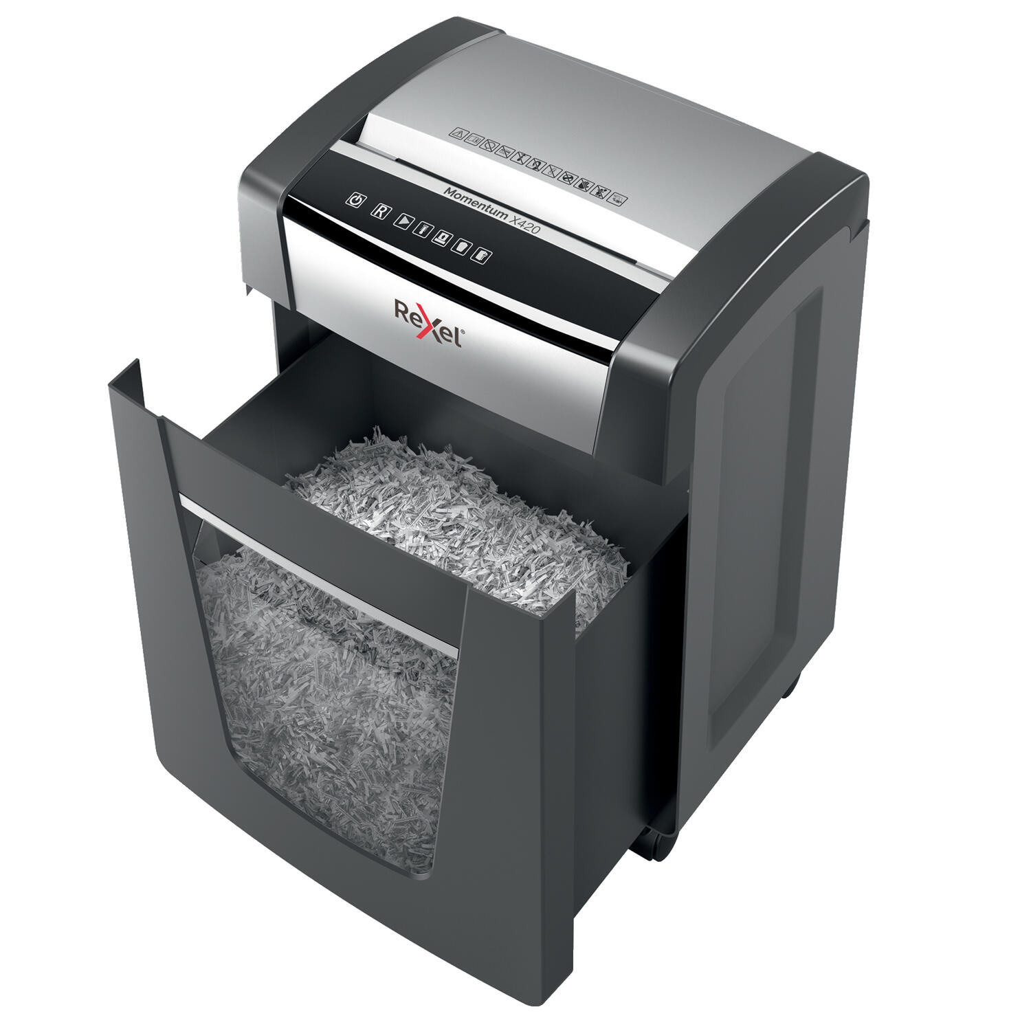 Distruggidocumenti a frammenti Momentum X420 Rexel