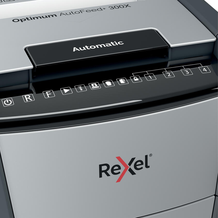 Distruggidocumenti Optimum AutoFeed+ 300X Taglio a Frammenti REXEL
