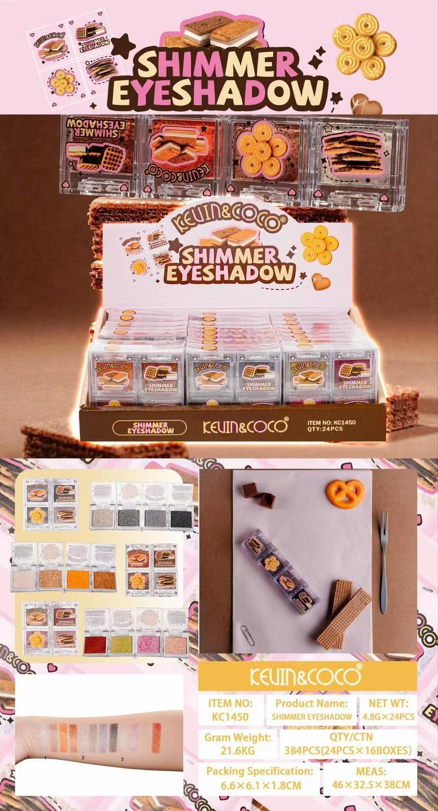 Kevin & Coco Shimmer Eyeshadow [Conf. da 24 pezzi]