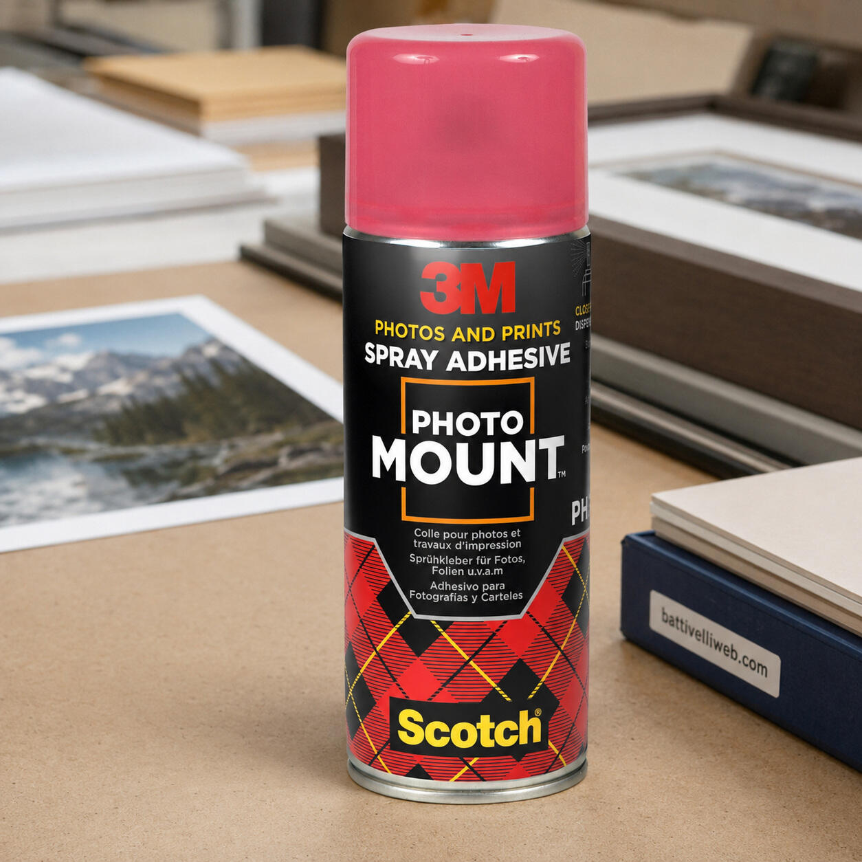 Adesivo Spray PHOTO MOUNT Trasparente Alta Qualità 400 ml 3M