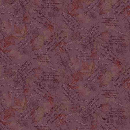 3633-55 tessuto americano Bountiful Blessings purple taglio 25x110 cm 