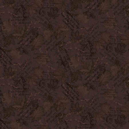 3633-93 tessuto americano Bountiful Blessings black taglio 25x110 cm 