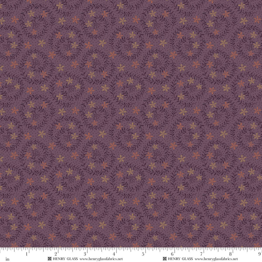 3638-55 tessuto americano Bountiful Blessings purple taglio 25x110 cm