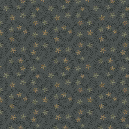 3638-77 tessuto americano Bountiful Blessings blue taglio 25x110 cm