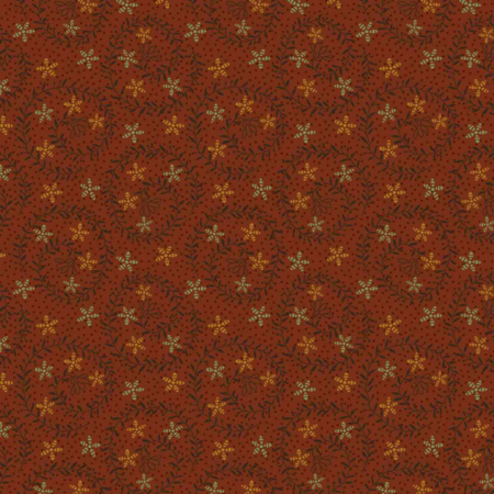 3638-83 tessuto americano Bountiful Blessings brick taglio 25x110 cm