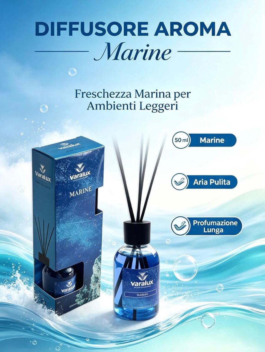 Varalux Diffusore aroma Marine da 50 Ml [Quantità minima 12 pezzi]