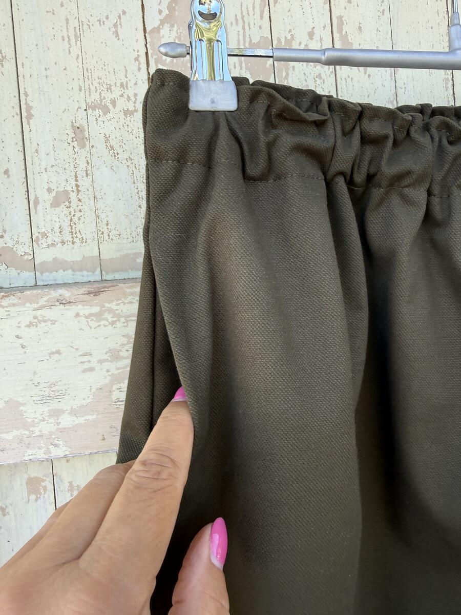 Pantalone bermuda  verde bottiglia 