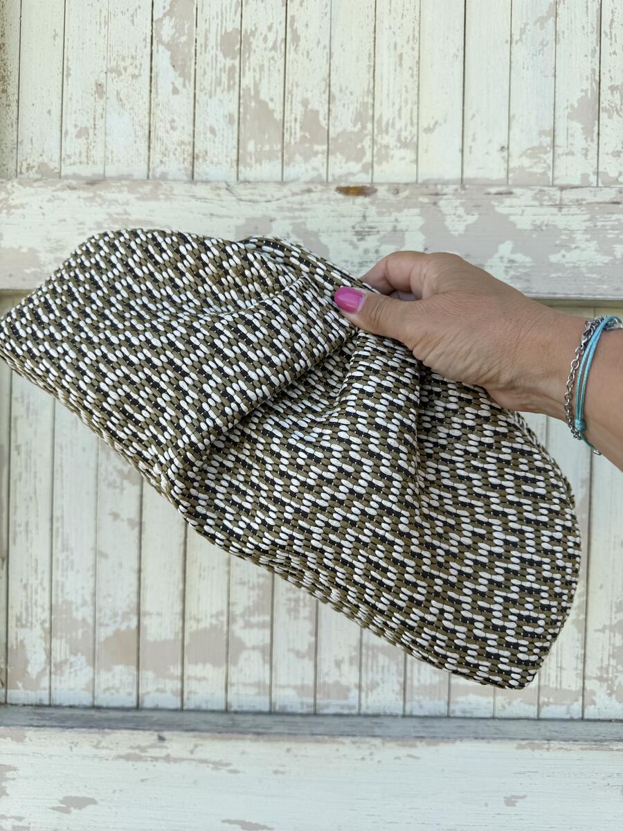 Soft Bag rafia verde