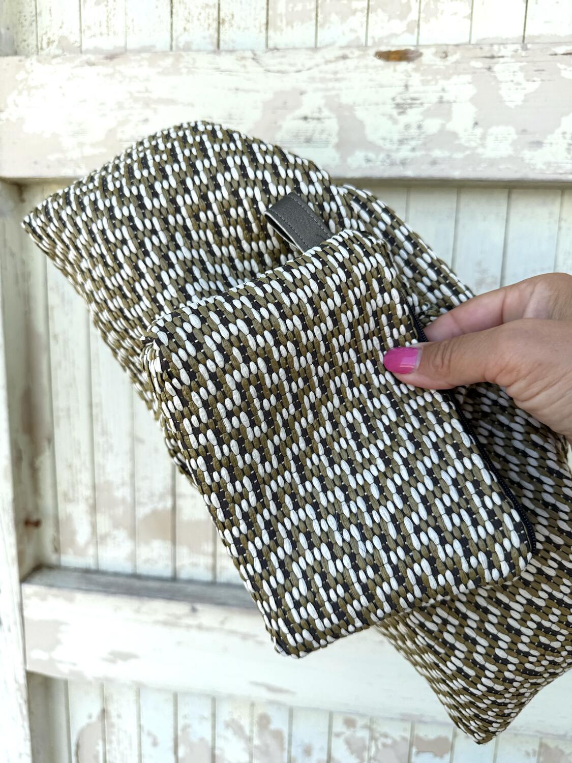Soft Bag rafia verde