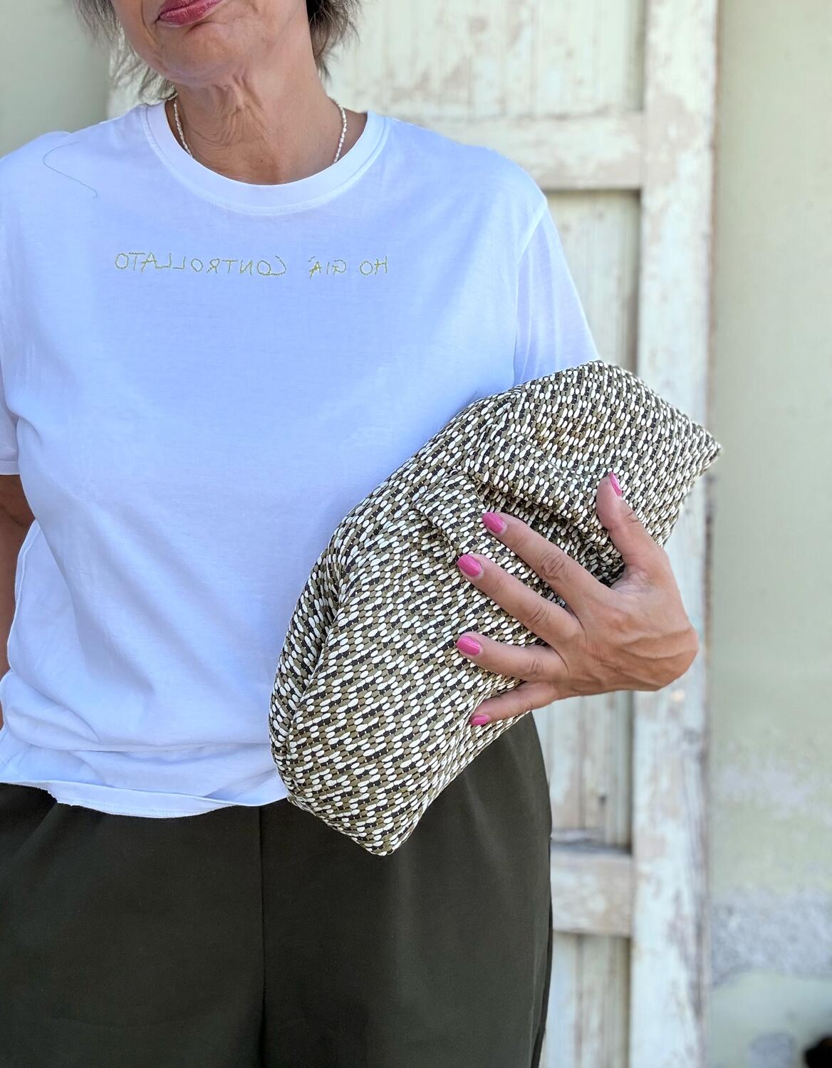 Soft Bag rafia verde