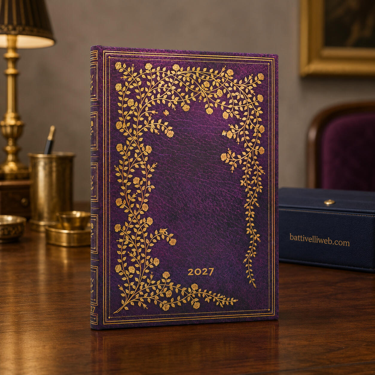 Agenda Settimanale 2027 "La Rosa di New York" f.to Midi – 12,7 × 17,8 cm PAPERBLANKS
