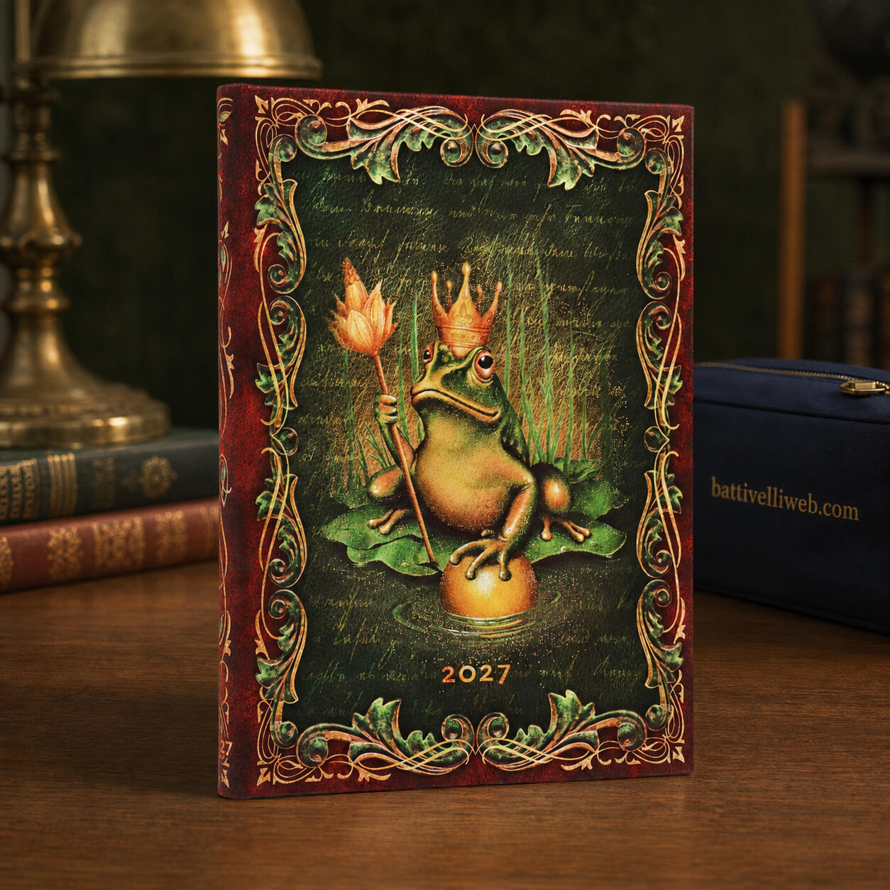 Agenda Settimanale 2027 "I Fratelli Grimm, Il Principe Ranocchio" Midi – 12,7 × 17,8 cm PAPERBLANKS